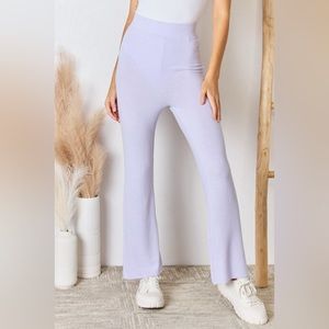 RISEN High Waist Ultra Soft Knit Flare Pants